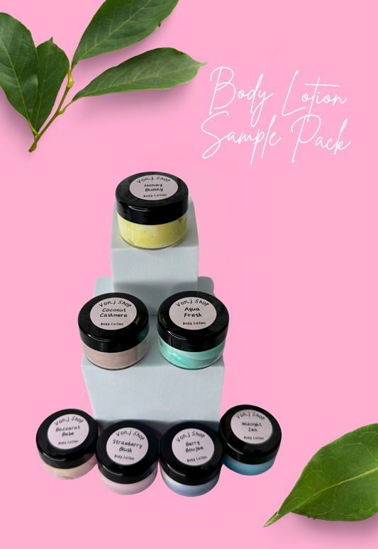 BODY LOTION SAMPLE PACK - 7 Scents!